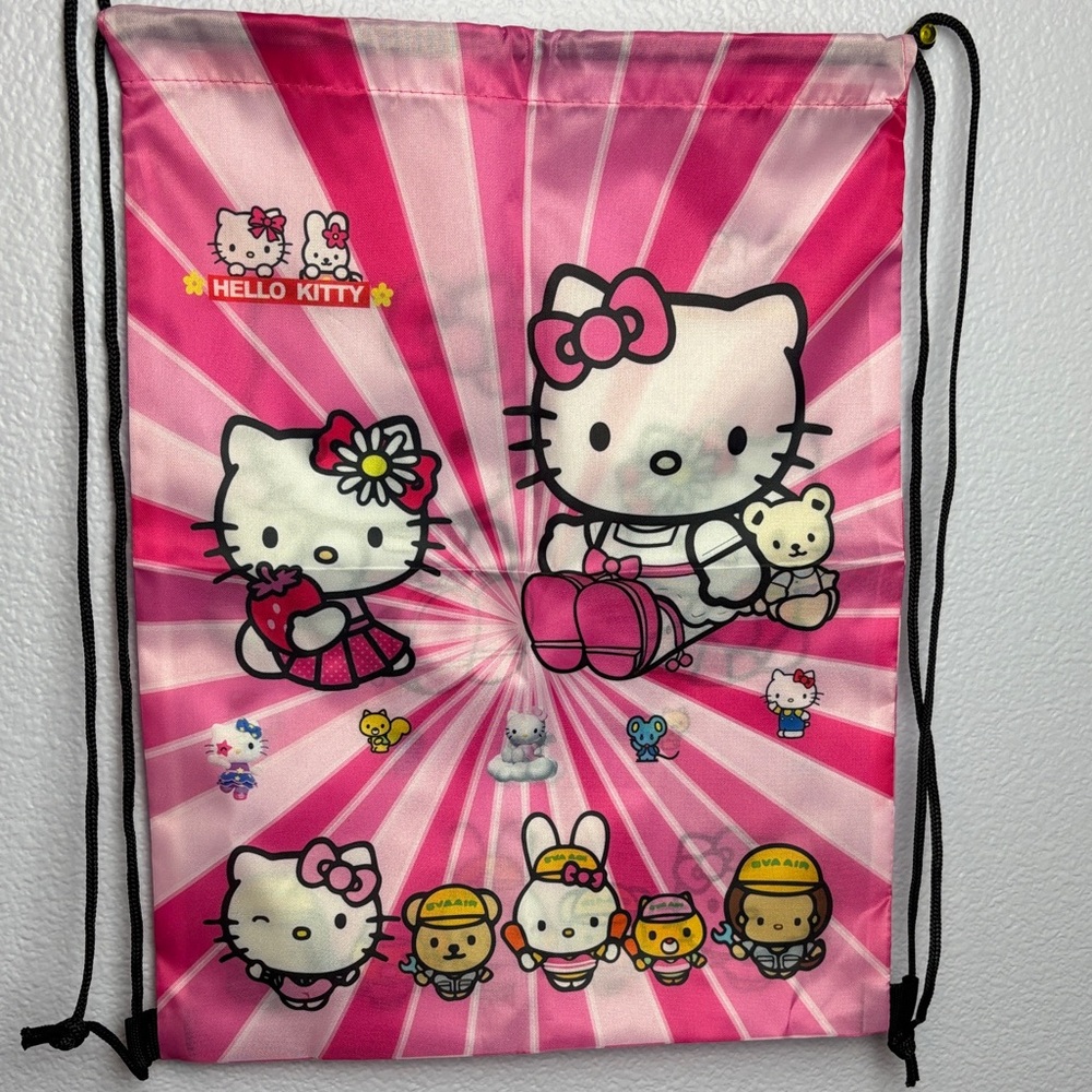 GIFTED 12/23/25 Hello Kitty Radiant Pink Drawstring Bag